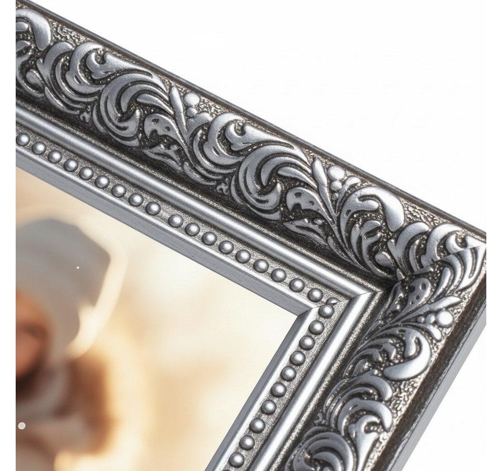 Victor (Zenith) Bilderrahmen Rubens, Bilderrahmen 15x15 cm Schwarz Silber, Bilderrahmen Barock, Antik Bild 3
