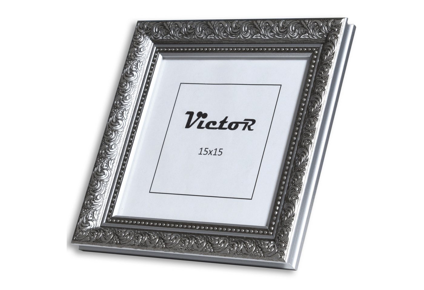 Victor (Zenith) Bilderrahmen Rubens, Bilderrahmen 15x15 cm Schwarz Silber, Bilderrahmen Barock, Antik Bild 4