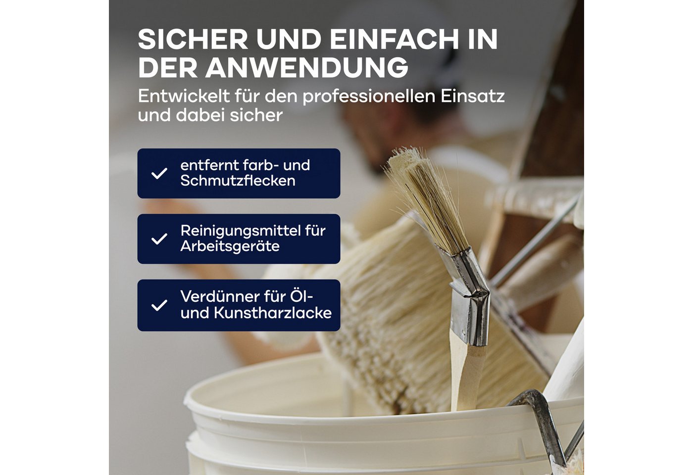 plid Lack Premium Terpentinersatz Universalreiniger Bremsenreiniger, Schnelltrocknend