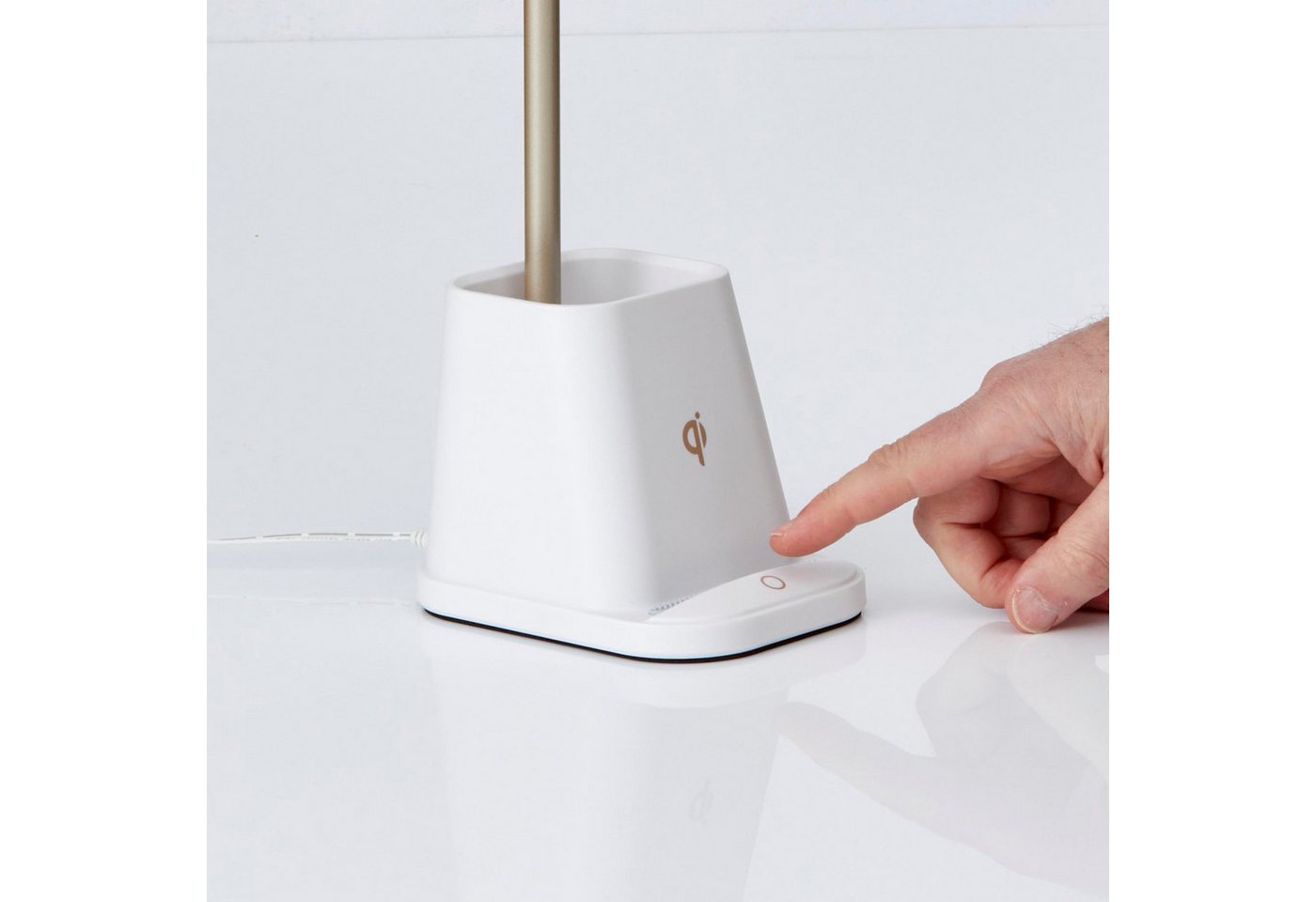 Northpoint LED Schreibtischlampe Dimmbar mit Wireless Charging & Farbtemperaturwechsel