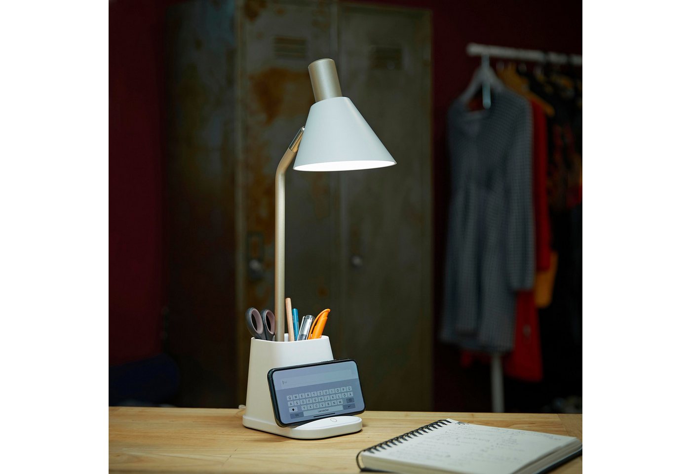 Northpoint LED Schreibtischlampe Dimmbar mit Wireless Charging & Farbtemperaturwechsel Bild 2
