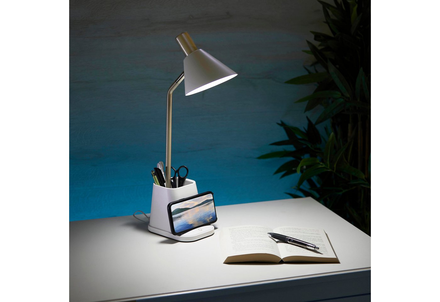 Northpoint LED Schreibtischlampe Dimmbar mit Wireless Charging & Farbtemperaturwechsel Bild 4