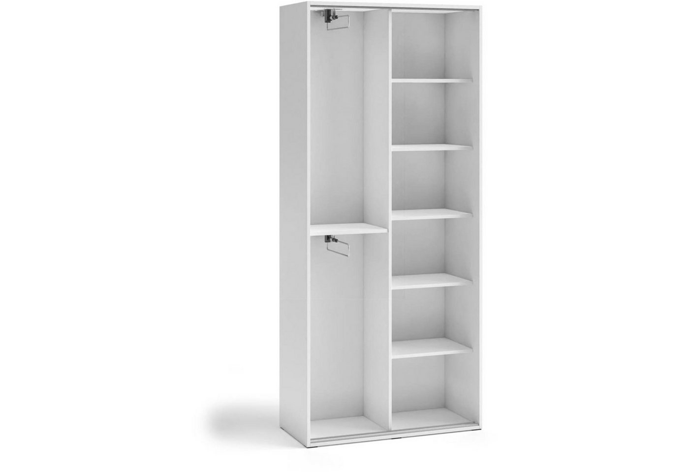 Beautysofa Garderobenschrank mit Spiegel LANO (modern / loft Stil) Kleiderschrank mit Türen Bild 3