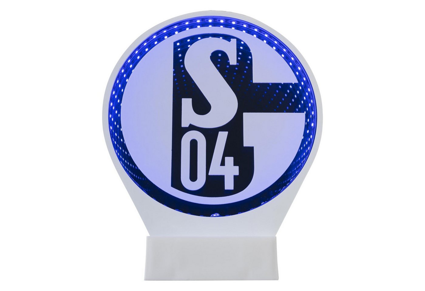FC Schalke 04 LED Dekolicht LED-Licht Logo Mirror Bild 3