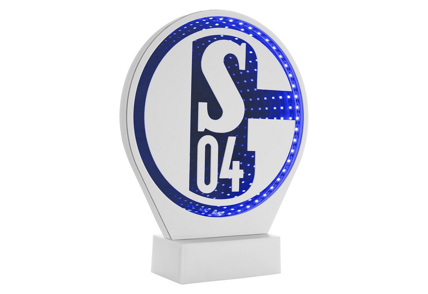FC Schalke 04 LED Dekolicht LED-Licht Logo Mirror Bild 4