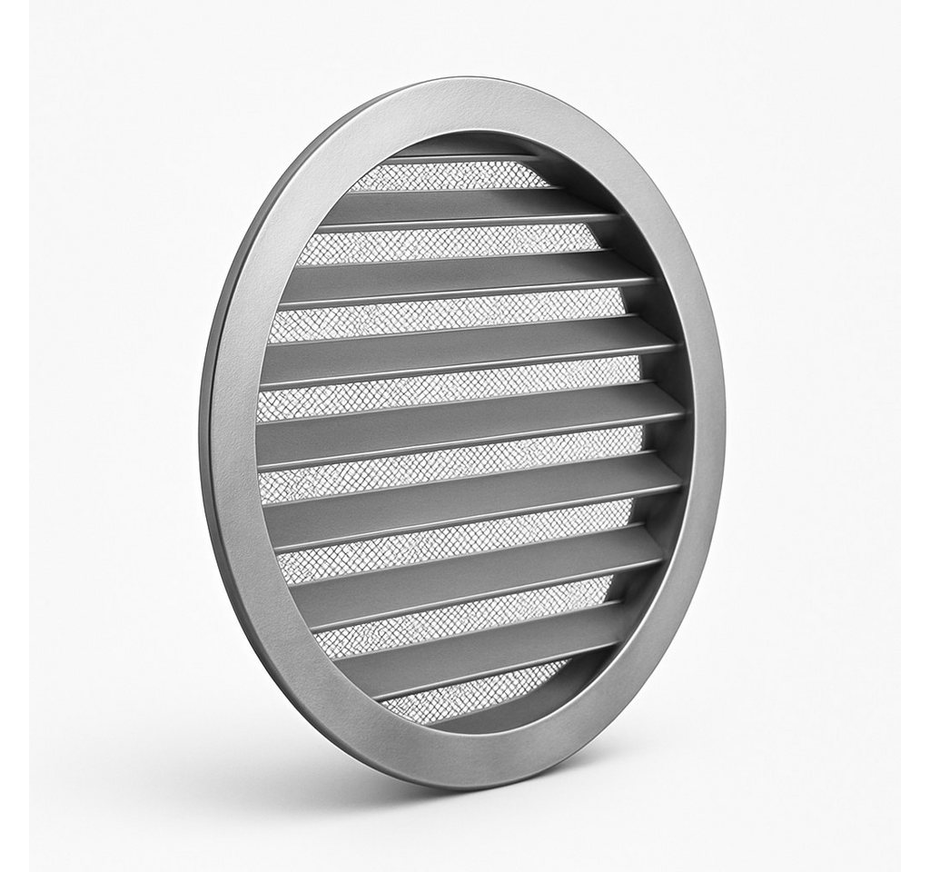 Easy Act GmbH Lüftungsgitter Wetterschutzgitter 100 - 200 mm Lüftungsgitter Abluftgitter, Lüftungsgitter, Aluminium, silber, für Ab-und Zuluft Bild 2