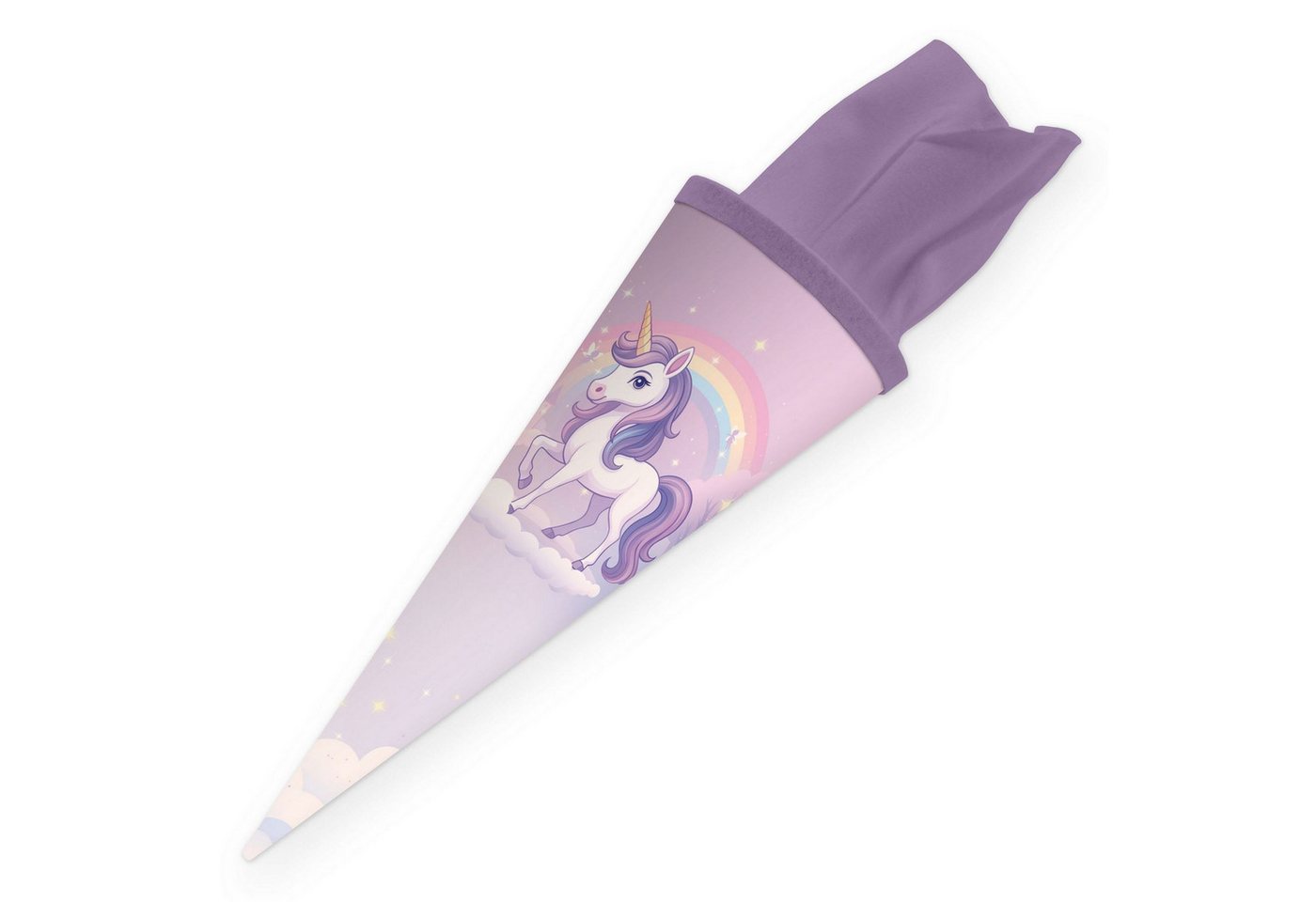 itenga Schultüte ITENGA Geschwister Schultüte 35cm Motiv EINHORN ZAUBERWOLKE Zuckertüte