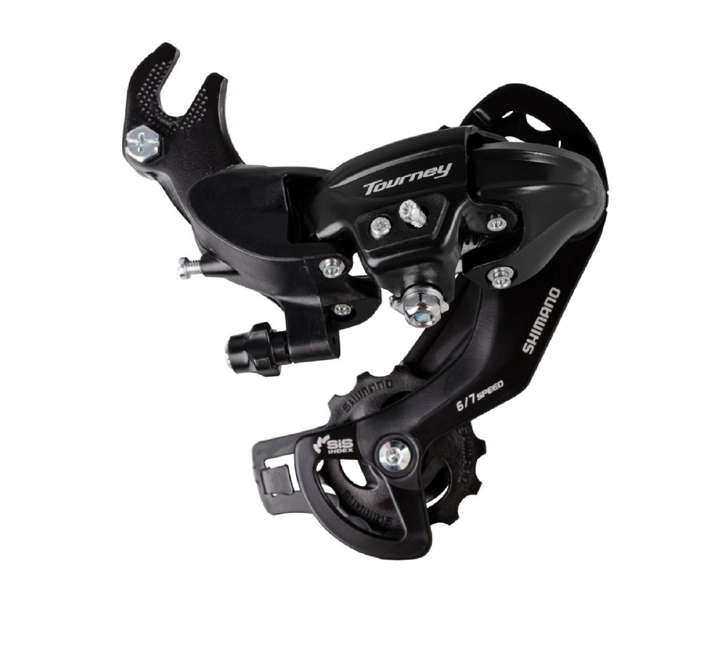 maxxi4you Schaltwerk Shimano Tourney RD-TY300B Schaltwerk 6/7-fach SGS mit Halter inkl. KB Bild 2