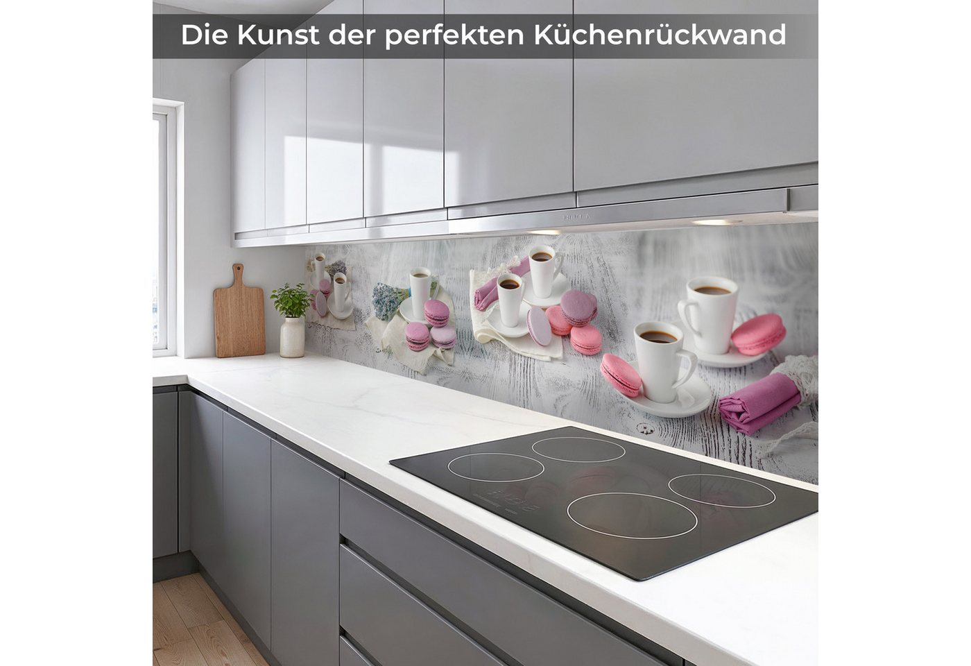 Rodnik Küchenrückwand Macarons, monolithische ABS-Platte mit Direktdruck, formstabil und langlebig Bild 5