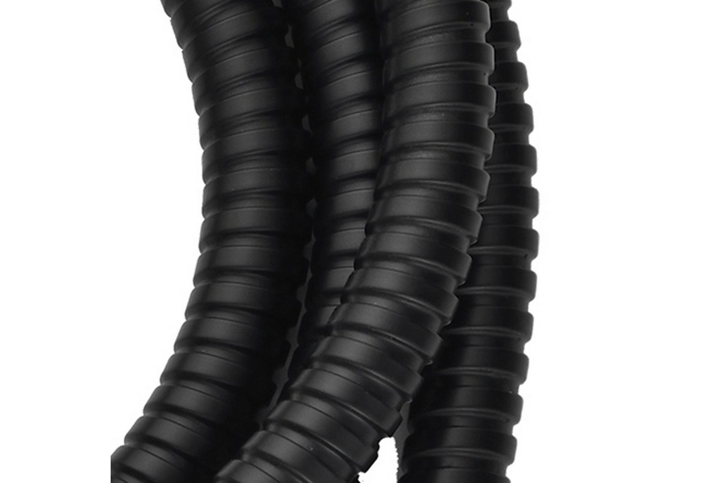 Sanixa Brauseschlauch Qualitäts Duschschlauch Edelstahl schwarz 200 cm, (Verdrehschutz, 1 St., Wasserspareinsatz herausnehmbar), für Handbrause Duschbrause Standart Anschluss