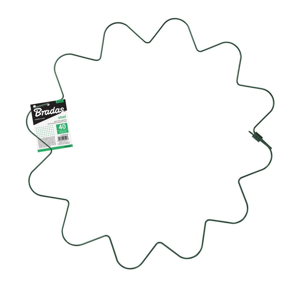 Bradas Spalier Pflanzenstütze Staudenhalter 40cm Kletterpflanzen wellenförmig Schutz Bild 5
