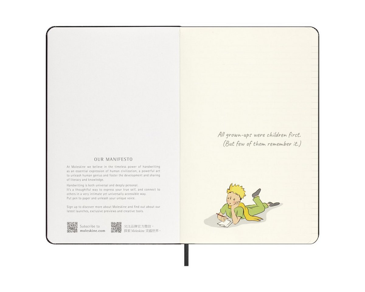 MOLESKINE Notizbuch "Der kleine Prinz" / Hardcover / Large / Liniert