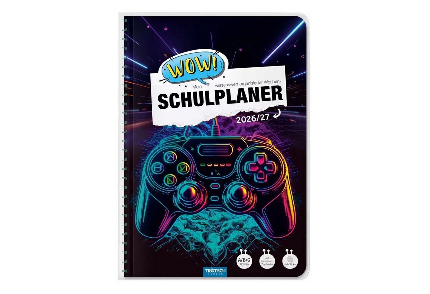Schülerkalender TRÖTSCH - Schulplaner WOW Gaming 26/27 Bild 5