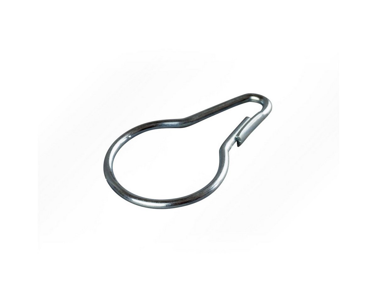LYSEL® Gardinenring Birneförmiger Stahldraht Vorhanghaken Universalhaken 25x2,5mm, (1-St)