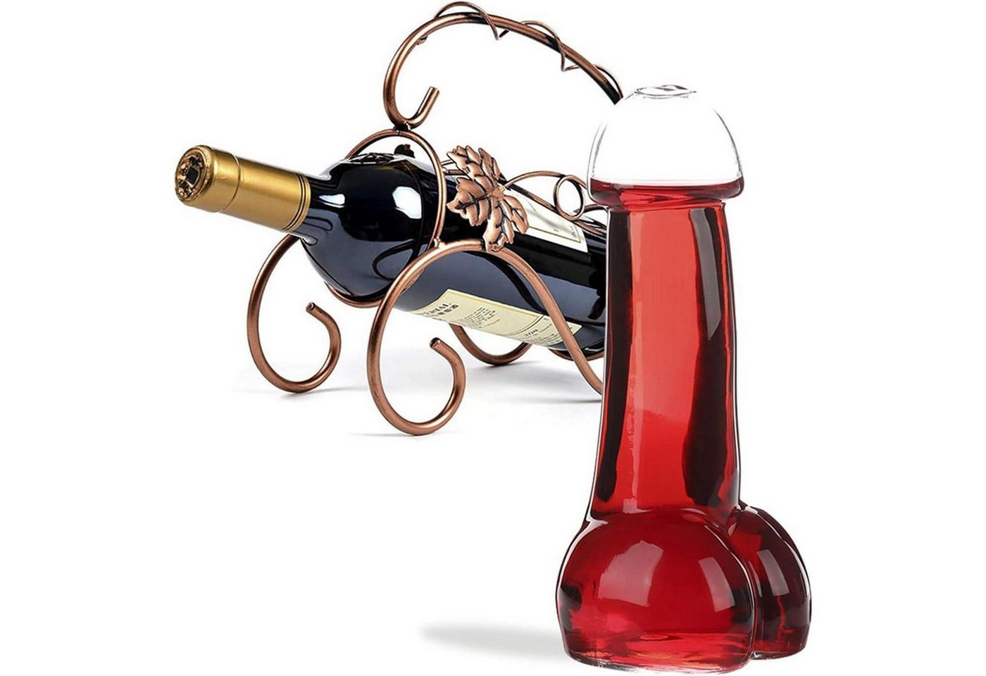 LuxusKollektion Cocktailglas Weinglas Lustig Cocktailgläser 2er Set Junggesellen