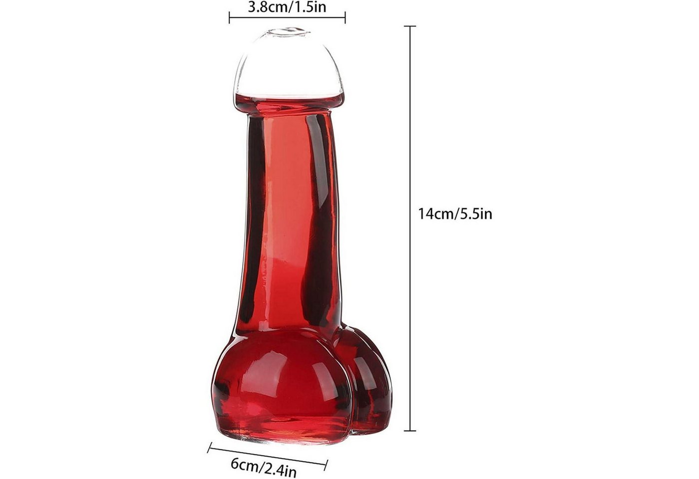 LuxusKollektion Cocktailglas Weinglas Lustig Cocktailgläser 2er Set Junggesellen Bild 3