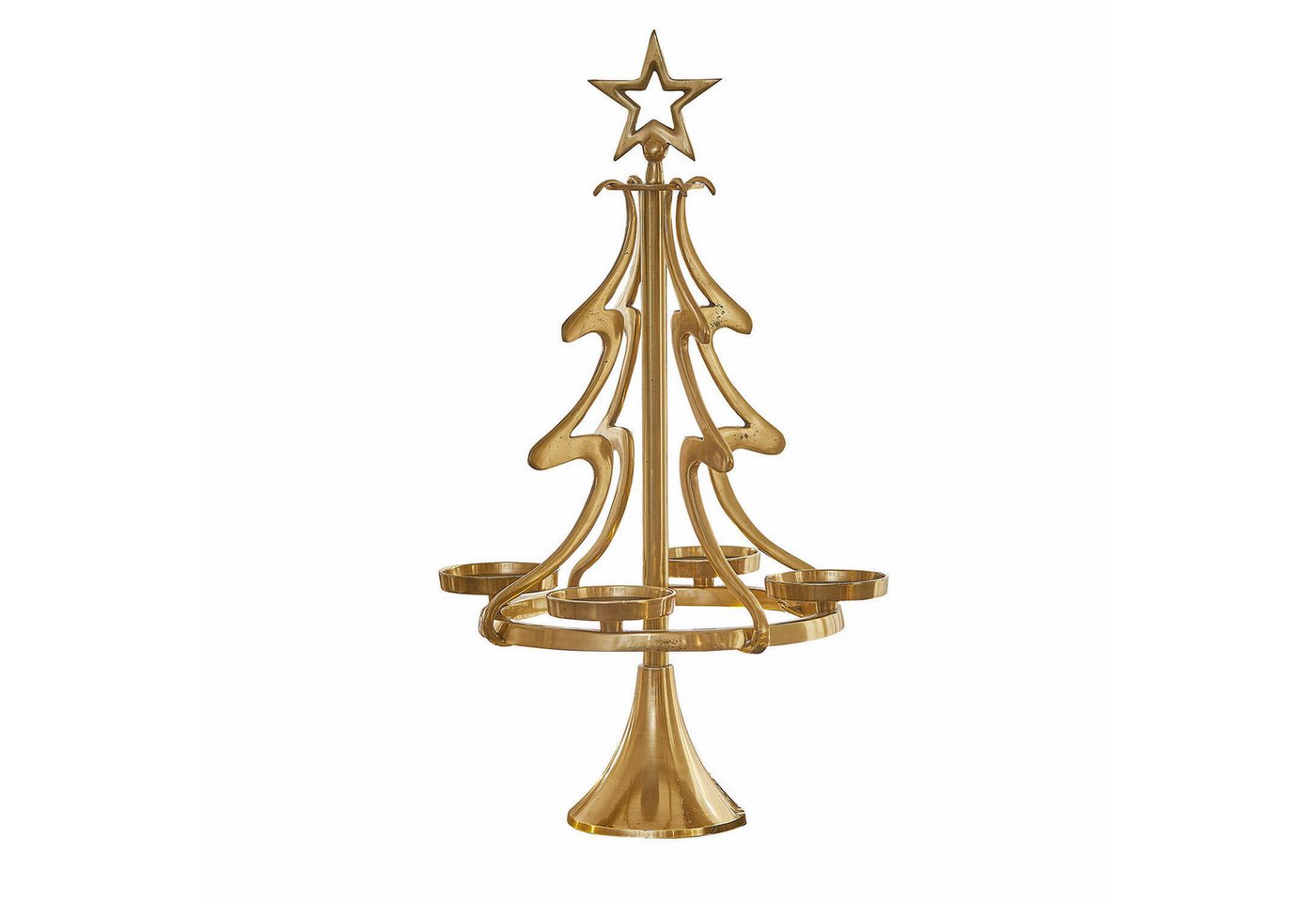 Mirabeau Adventskranz Adventskranzständer Gaetana gold