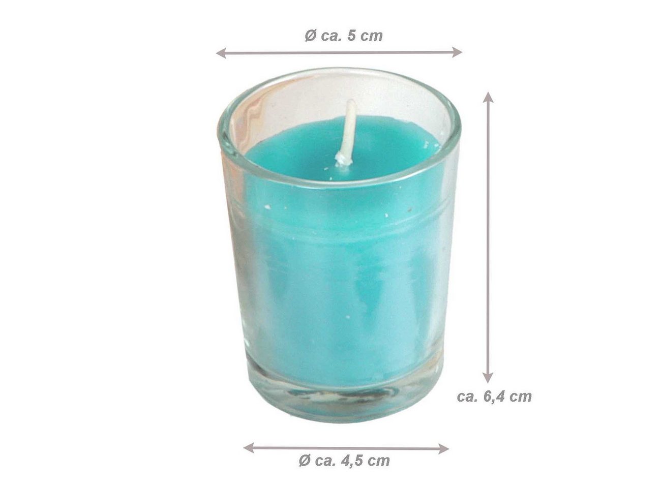 Bubble-Store Gartenfackel Bambus Gartenfackel 5er Set, Kerze mit Citronella Duft im Glas, Kerze, Gartenfackel für Draußen