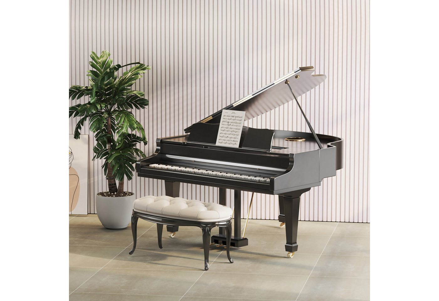 TONOR Schallschutzpaneel Akustikpaneele selbstklebend, 120x60x0.9 cm Schallschutz wand, (4-tlg)