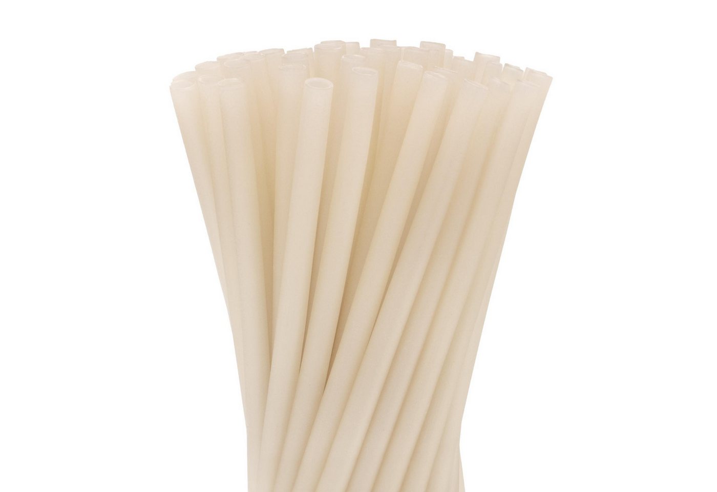 wisefood Trinkhalme 30-tlg., Essbare Reisstrohhalme, weiß, Ø 0,6 x 22,5 cm, (30-tlg) Bild 5