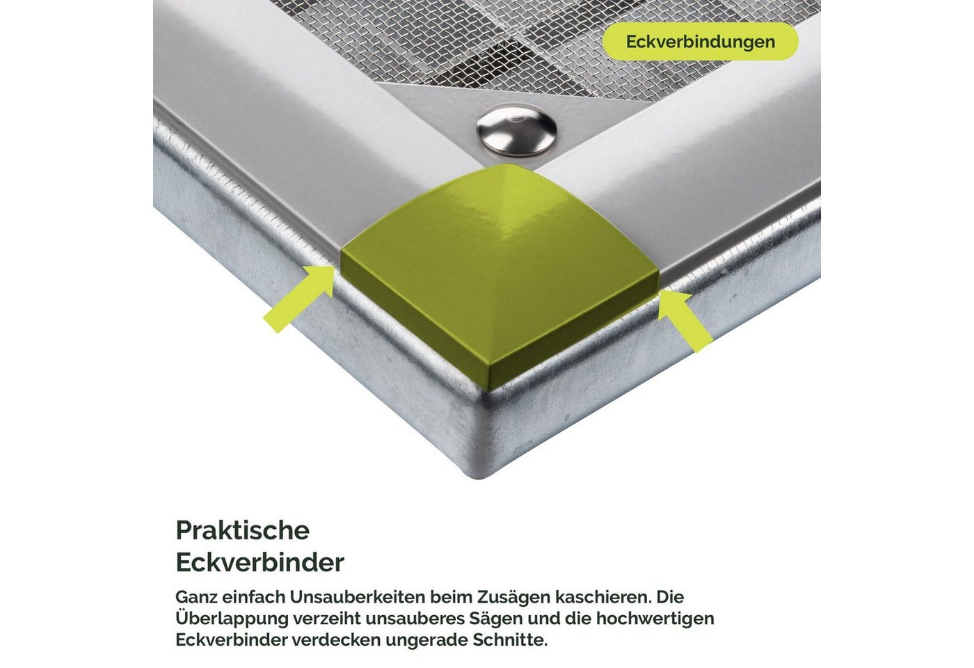 Nematek Lichtschachtabdeckung Nematek® Insektenschutz Fliegengitter für Kellerschachtabdeckung Bild 3