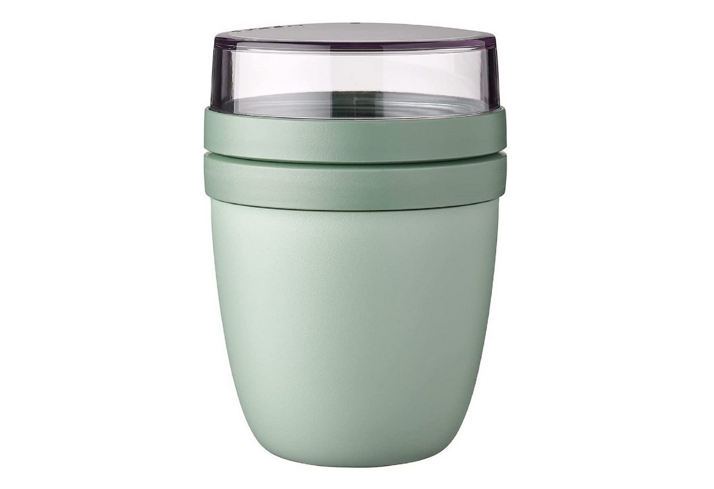Mepal Lunchbox Lunchpot Ellipse,Praktischer Müslibecher, Joghurtbecher, To Go Becher, Polypropylen (PP), PCTG, geeignet für Tiefkühler, Mikrowelle, Spülmaschine, 500 + 200 ml