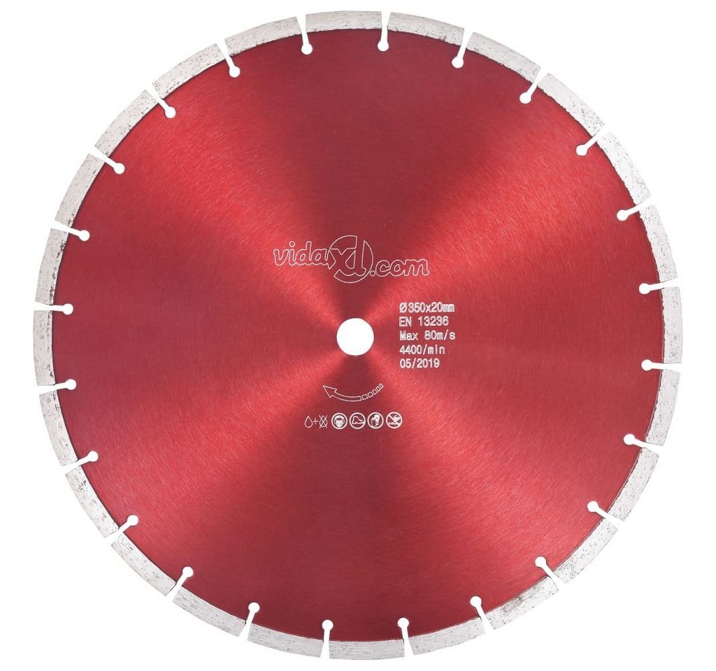 vidaXL Trennscheibe Diamant-Trennscheibe Stahl 350 mm Bild 2