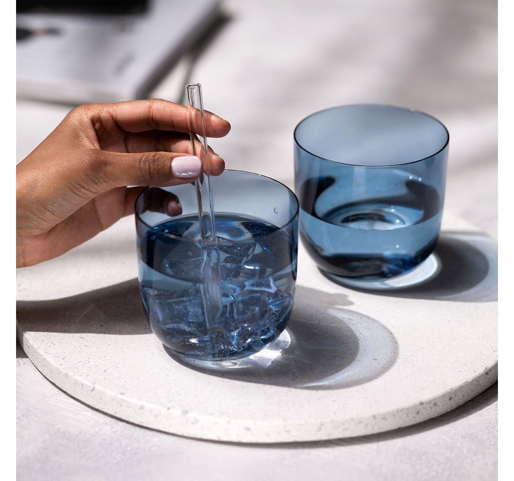 like. by Villeroy & Boch Tumbler-Glas Like Ice Wasserglas, 280 ml, 2 Stück, 2-tlg., Glas, Kristallglas, 2 Stck, spülmaschinenfest Bild 3