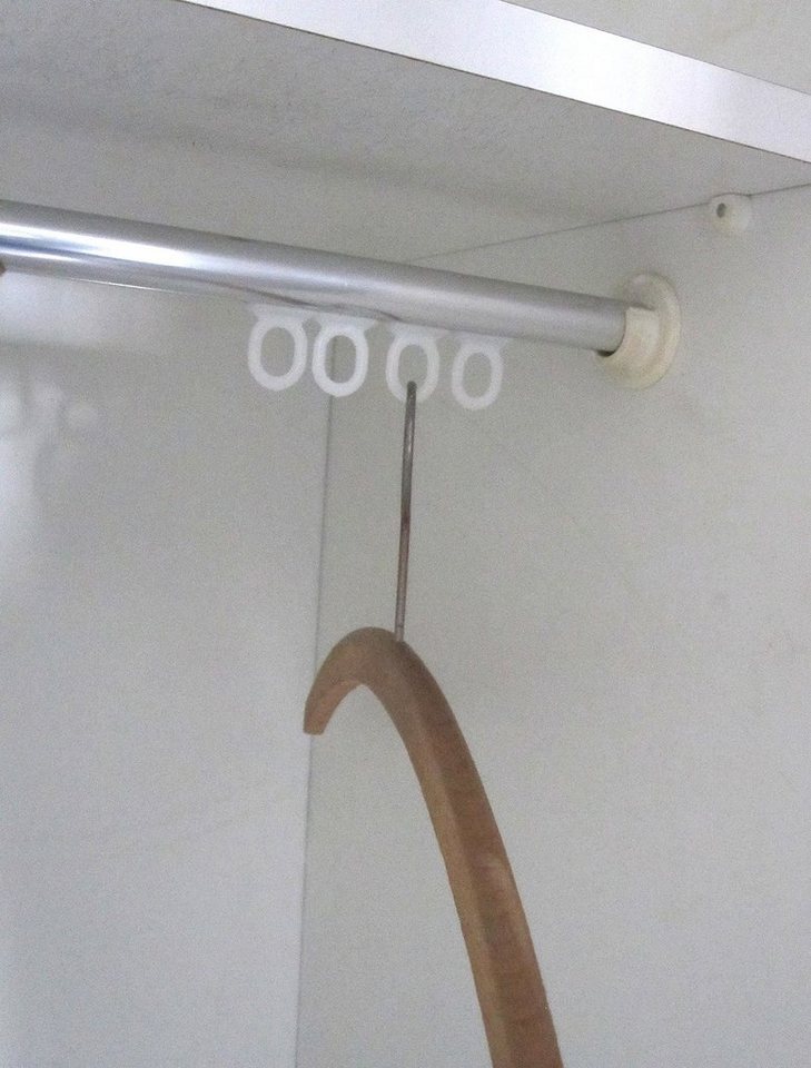 nodeko Ösengleiter Gleiter für Kleiderbügel, Schrankgleiter, Ringgleiter, Bügel-Gleiter, (Packung, 100-St)
