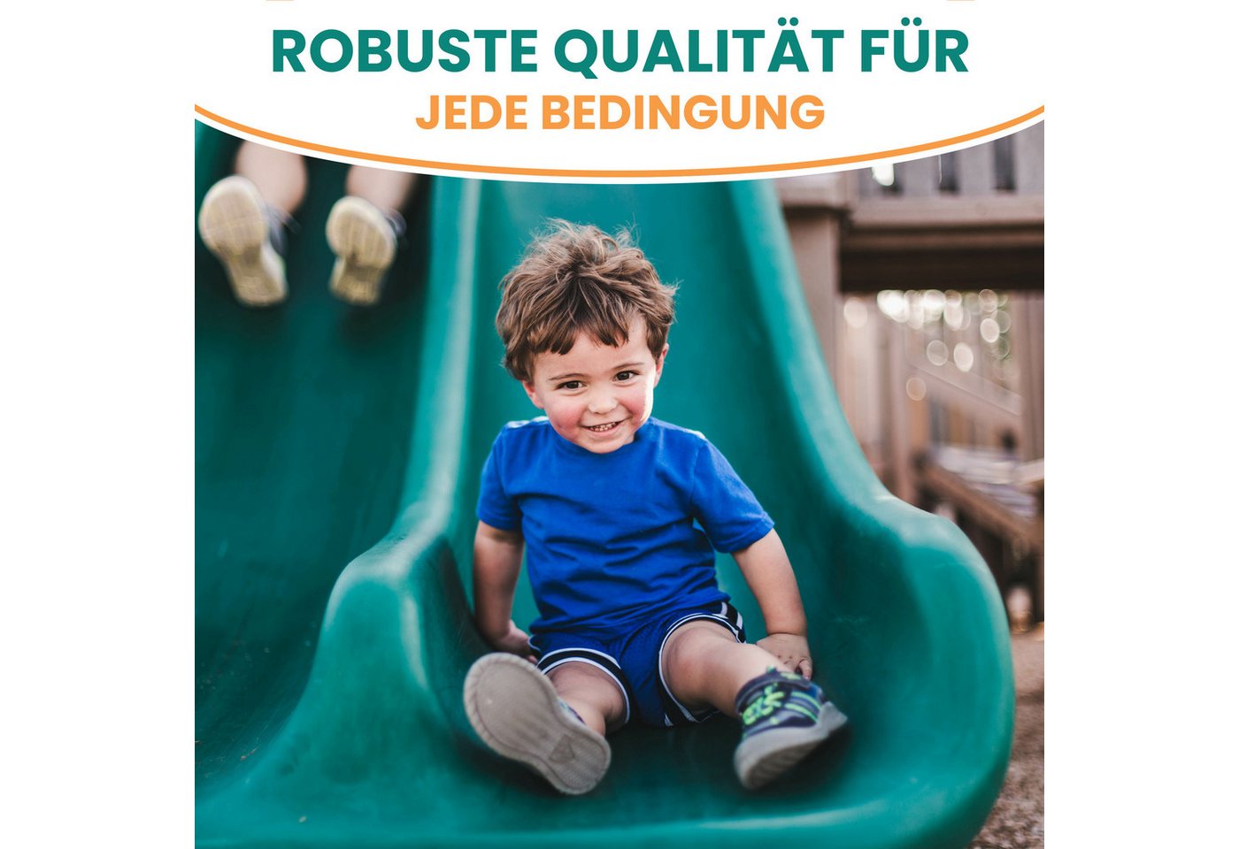 Gartenpirat Gummimatte Fallschutzmatte 50x50 cm Gummimatte für Spielturm Schaukel Rutsche, recyceltes Gummi, 4 Farben, Witterungsbeständig