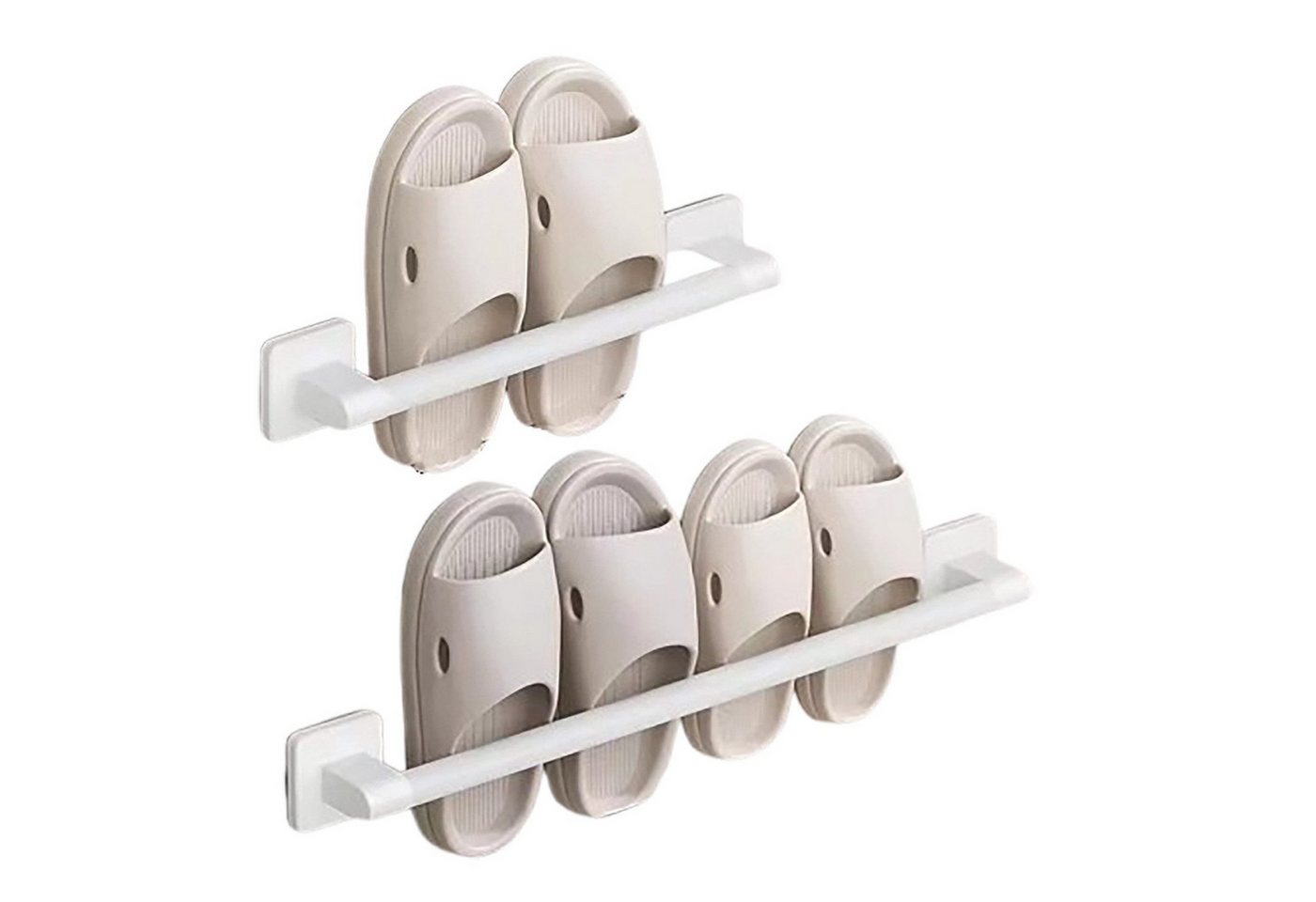 Jumpeak Schuhregal Schuhregal ohne Bohren,Aluminium,platzsparend,10kg,3 Größen, handtuchhalter ohne bohren schwarz, Handtuchhalter & Ablage ohne Bohren,stabil,rostfrei,2 Farben Bild 5