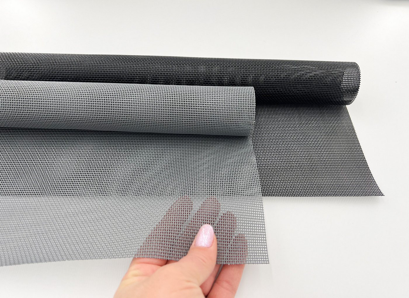 OSL Insektenschutz Fliegengitter-Gewebe Katzenschutz Gewebe Katzengitter in schwarz oder grau 120 cm breit, indiv. zuschneitbar - versch. Längen - Haustiergewebe - Katzengitter Bild 5