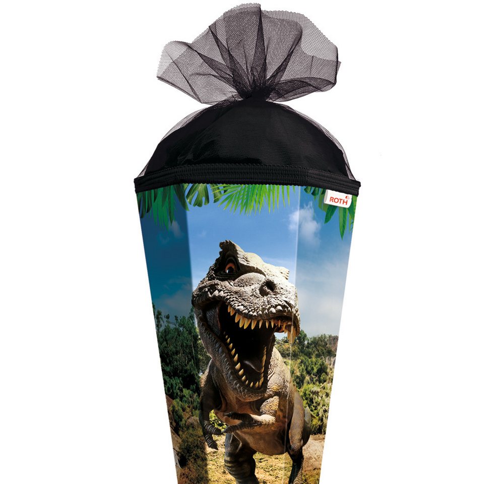 Roth Schultüte Roth Schultüte Tyrannosaurus eckig Schutzspitze Tüllverschluss 85cm Bild 2