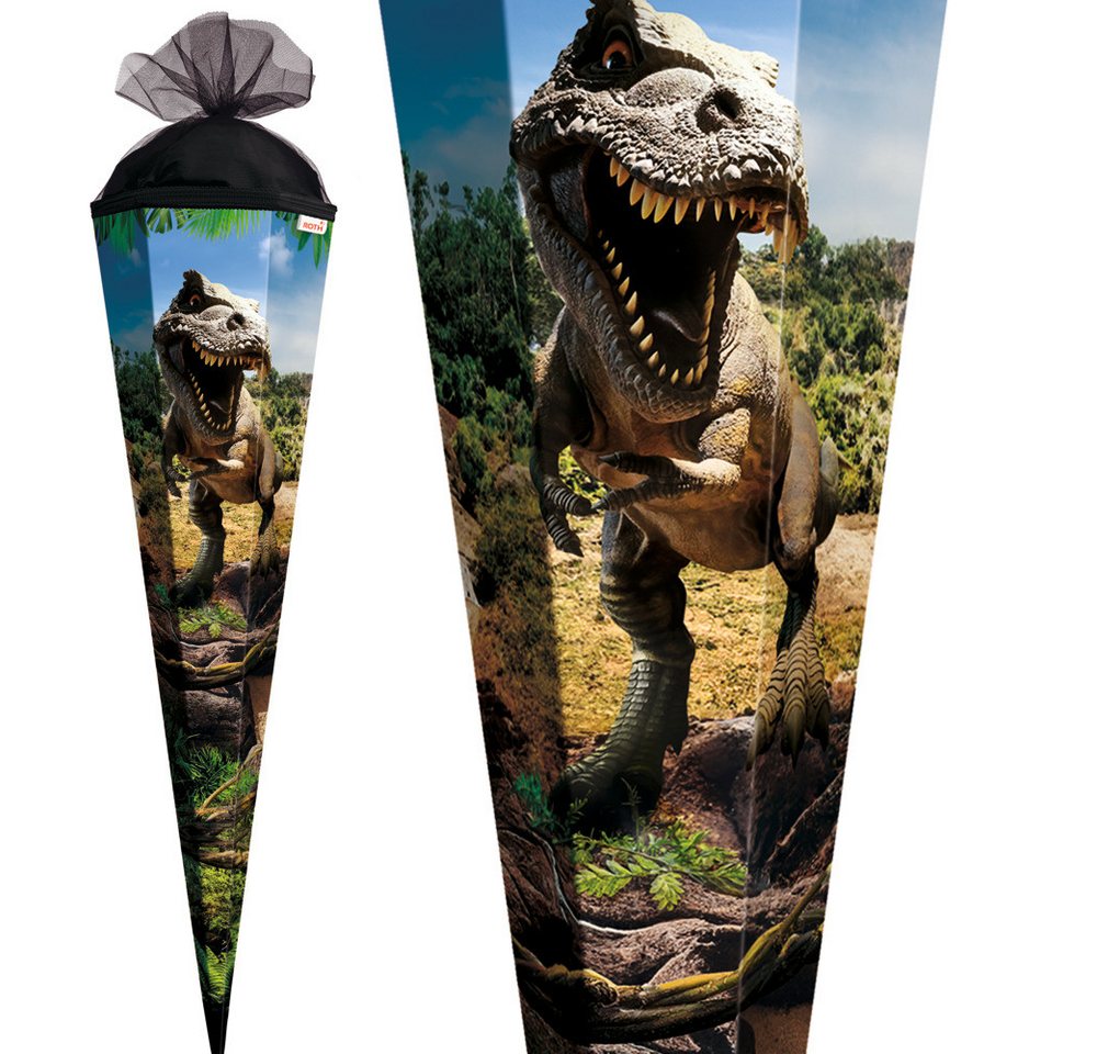 Roth Schultüte Roth Schultüte Tyrannosaurus eckig Schutzspitze Tüllverschluss 85cm Bild 4
