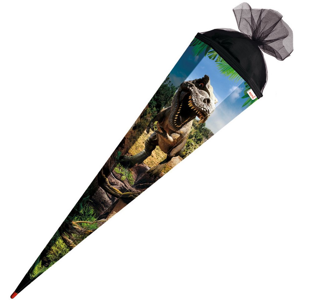 Roth Schultüte Roth Schultüte Tyrannosaurus eckig Schutzspitze Tüllverschluss 85cm Bild 5