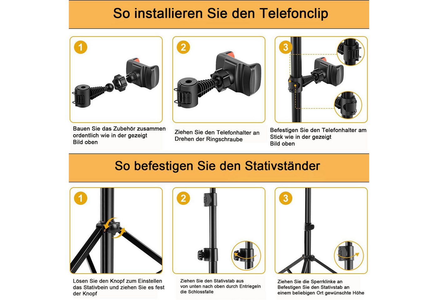 AIMAX Ringlicht 10 Zoll Ringlicht mit Fernsteuerung, mit 3 Farbe und 10 Helligkeitsstufen Bild 5