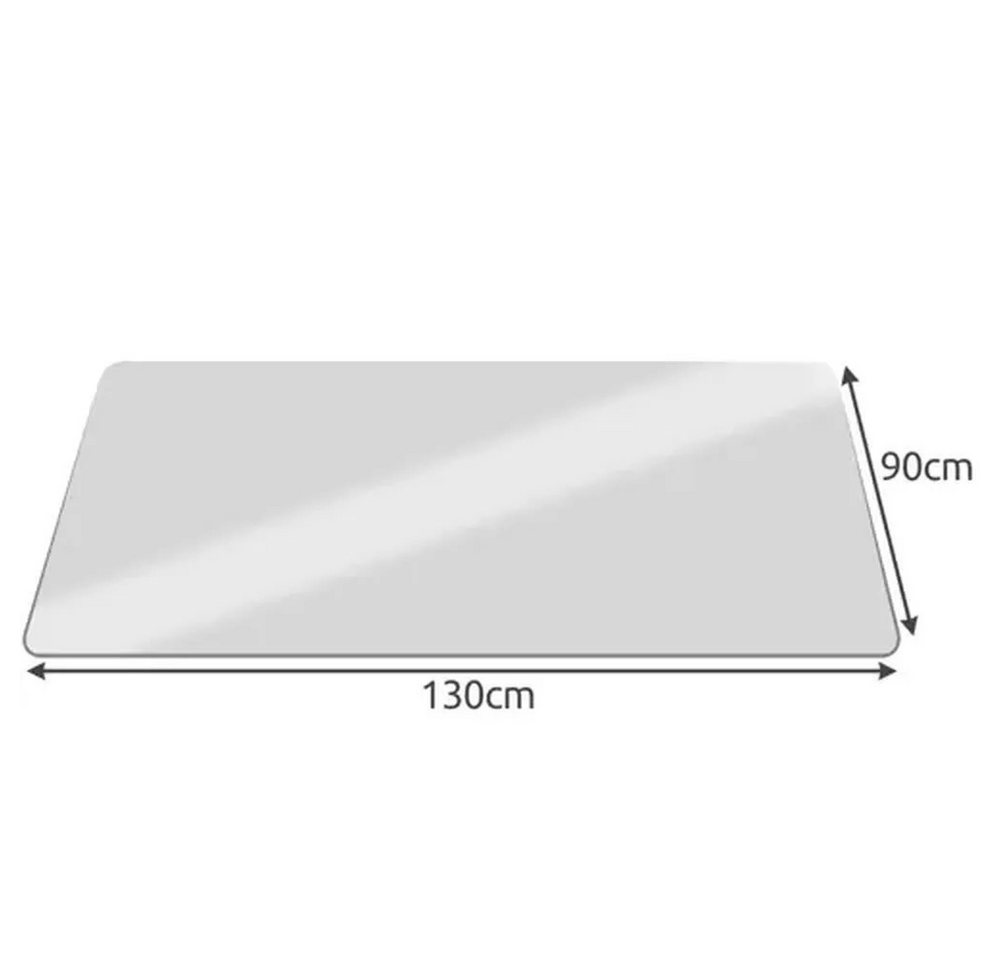 Ruhhy Bodenschutzmatte Bürostuhl Unterlegmatte Schutzmatte, Spar-Set, 1-St., schützend, 0,5 mm dick, leicht & stabil (434 g), einfache Handhabung Bild 3