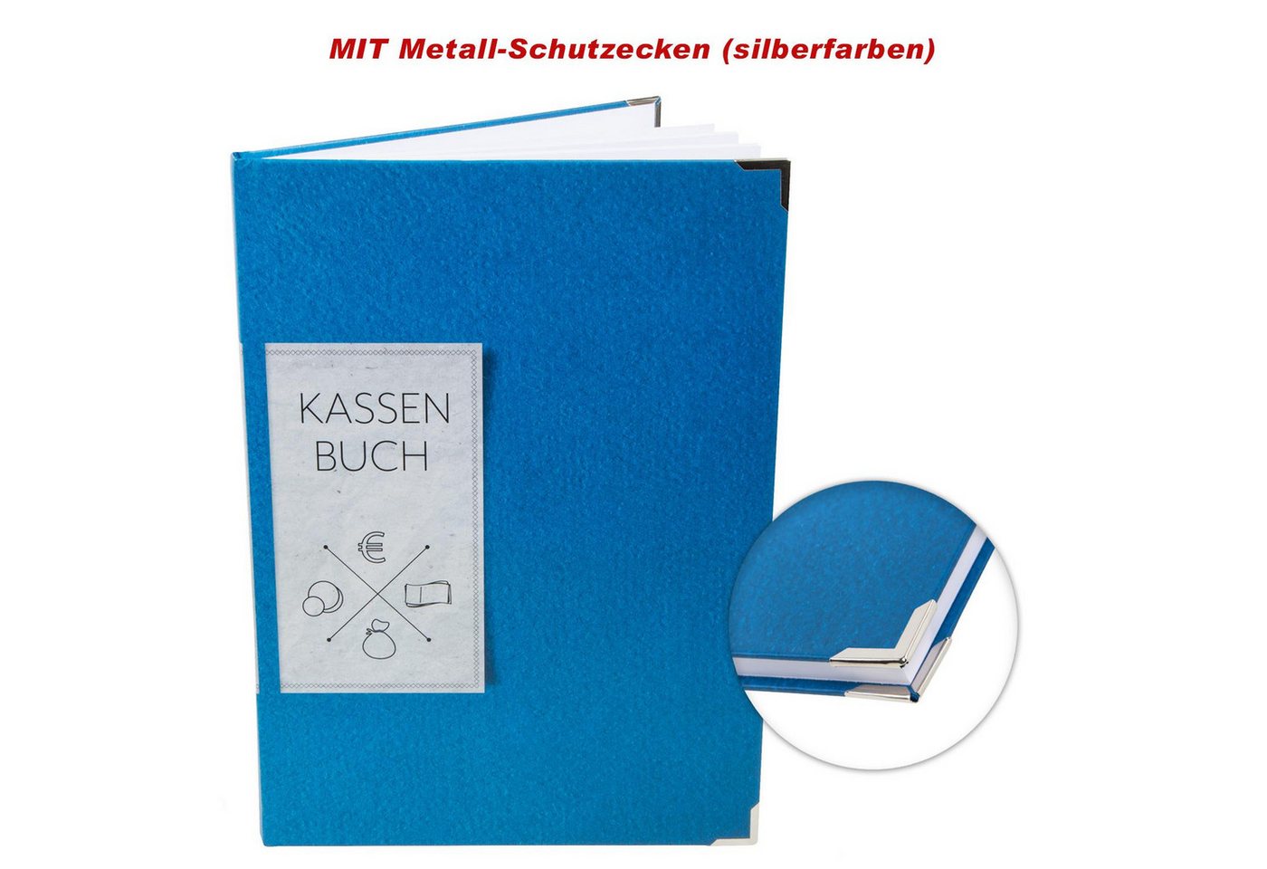 Logbuch-Verlag Notizbuch Ordnungsgemäßes Kassenbuch DIN A4 Hardcover - Übersicht Finanzen