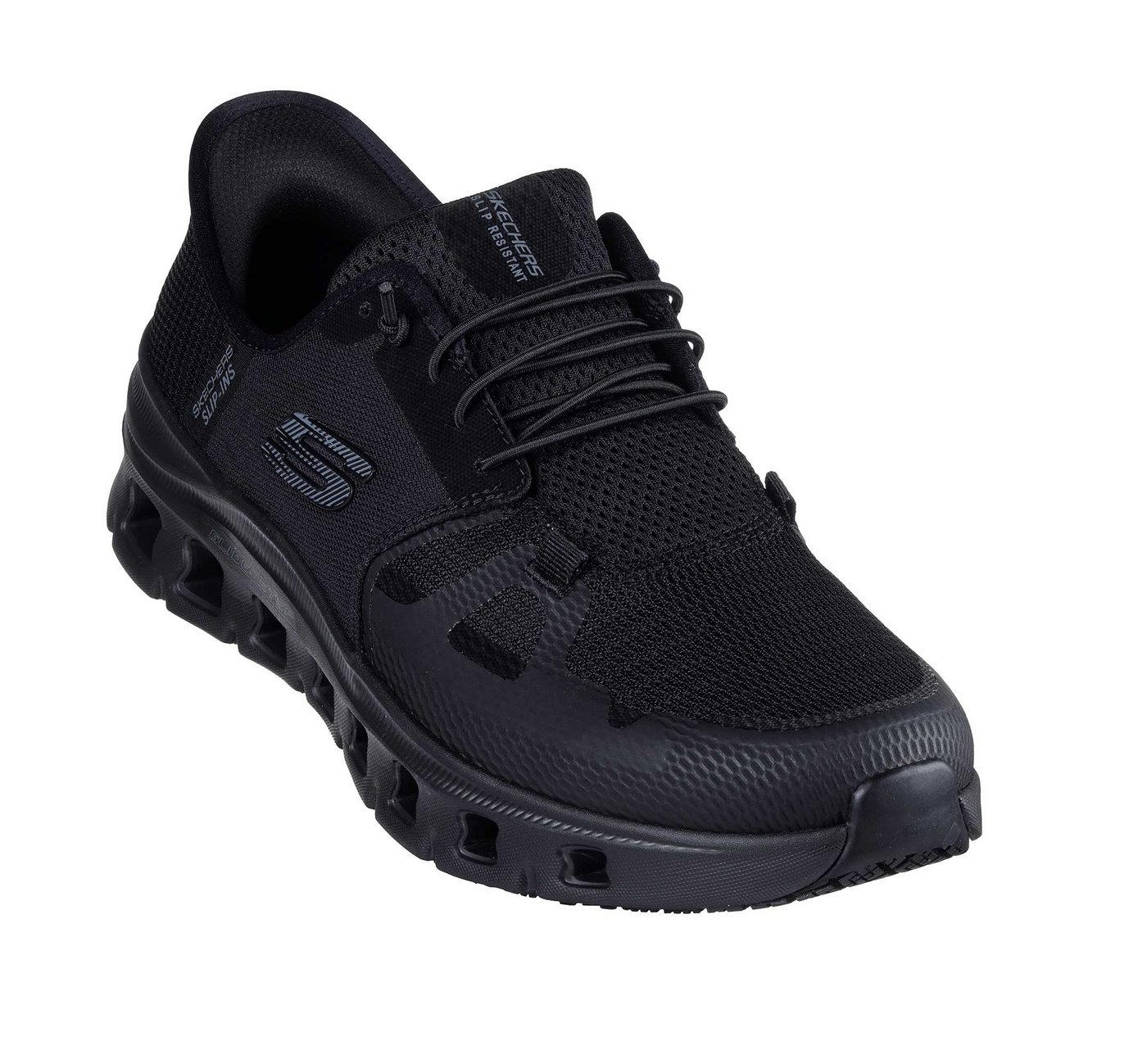 Skechers GLIDE-STEP PRO OB SR Berufsschuh Herren Slip-On ohne Schnüren Arbeitsschuh Air-Cooled - Memory Foam - Vegan - EN ISO 20347:2022+A1:2024 Bild 5