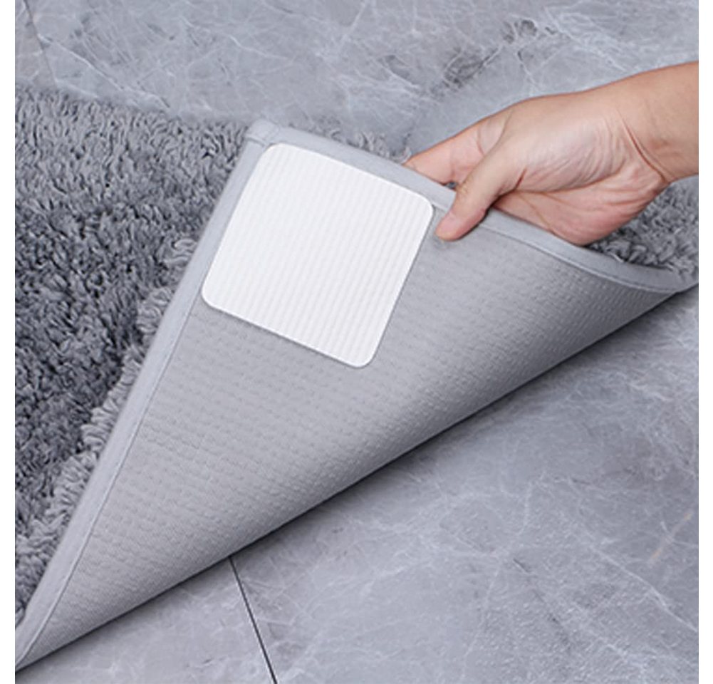Diwzbyn Antirutsch Teppichunterlage Rutschfester und waschbarer Greifer Vacuum Tech – Neue Materialien, (8-St), zum Schutz vor Kräuseln, halten Sie Ihren Teppich an Ort und Stelle Bild 3