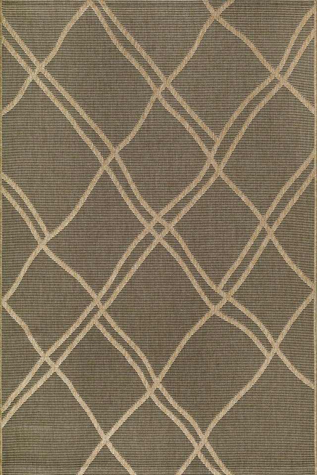 TaraCarpet Teppich TaraCarpet Regina Raute Wohnzimmer,Schlafzimmer,Esszimmer natur, rechteckig, Höhe: 7 mm, Küche Flur Terrasse Garten Balkon 80x150 Bild 3