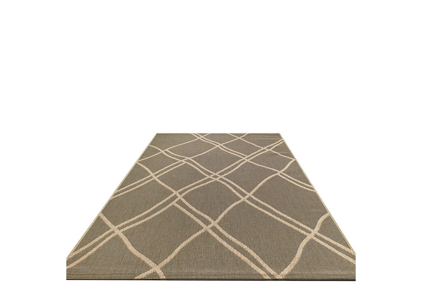 TaraCarpet Teppich TaraCarpet Regina Raute Wohnzimmer,Schlafzimmer,Esszimmer natur, rechteckig, Höhe: 7 mm, Küche Flur Terrasse Garten Balkon 80x150 Bild 4