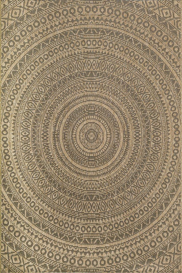 TaraCarpet Teppich TaraCarpet Regina Mandala Wohnzimmer,Schlafzimmer,Esszimmer natur, rechteckig, Höhe: 7 mm, Küche Flur Terrasse Garten Balkon 80x150 Bild 3