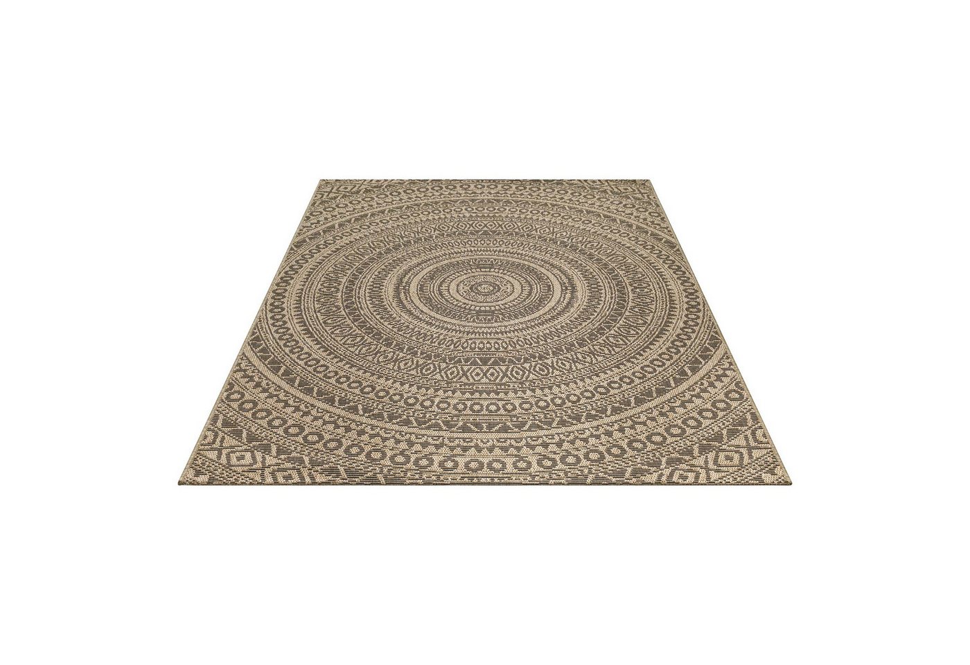TaraCarpet Teppich TaraCarpet Regina Mandala Wohnzimmer,Schlafzimmer,Esszimmer natur, rechteckig, Höhe: 7 mm, Küche Flur Terrasse Garten Balkon 80x150 Bild 4