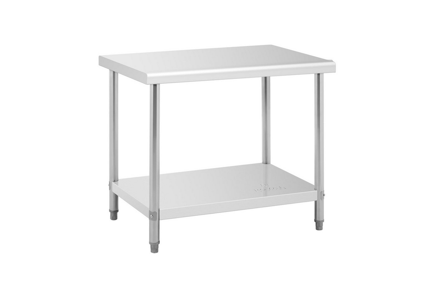 Royal Catering Arbeitstisch 100 x 70 cm Edelstahl Küchentisch Edelstahltisch Gastro Tisch Profi, verschiedene Größen Bild 3
