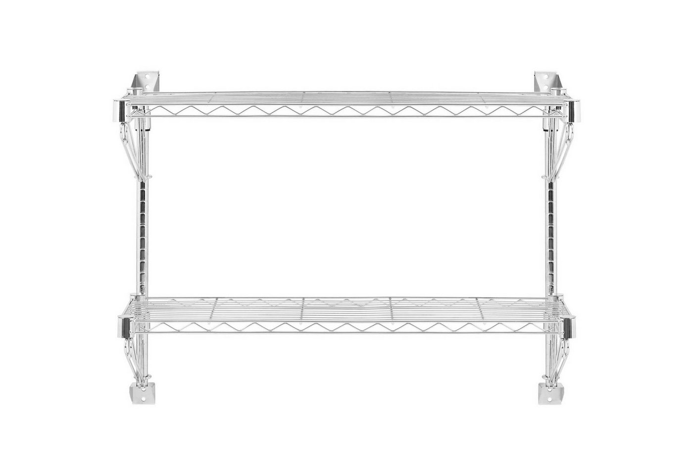 Royal Catering Hängeregal 90 x 35cm Wandbord 60kg Gitterdesign Wandregal Küchenregal Karbonstahl Bild 4