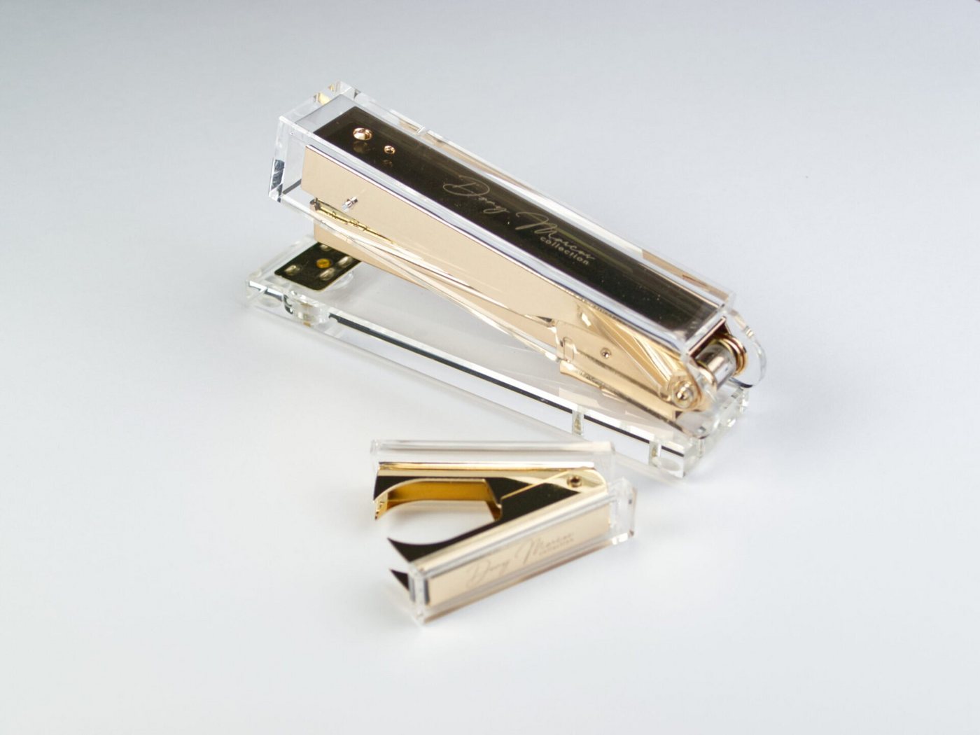 Dany Marcus Heftgerät Heftklammer Set Gold, (Set bestehend aus Heftgerät und Heftklammerentferner), Bürotacker / Heftgerät Bild 3