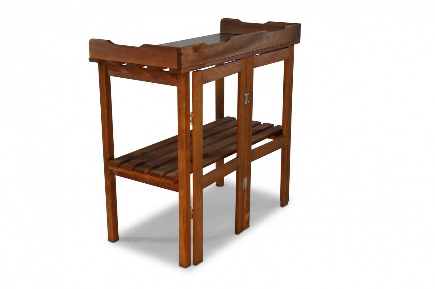 GartenDepot24 Pflanztisch Pflanztisch klappbar mit verzinkter Arbeitsplatte braun Bild 4