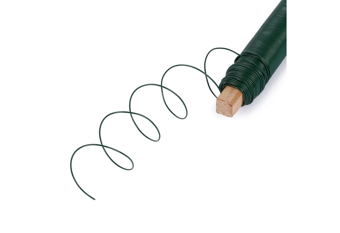 Nordstern Bindedraht Blumendraht Basteldraht 3er Pack, (Grün/Schwarz/Silber), Wickeldraht Ø 0,65 mm x 38 m Bild 2