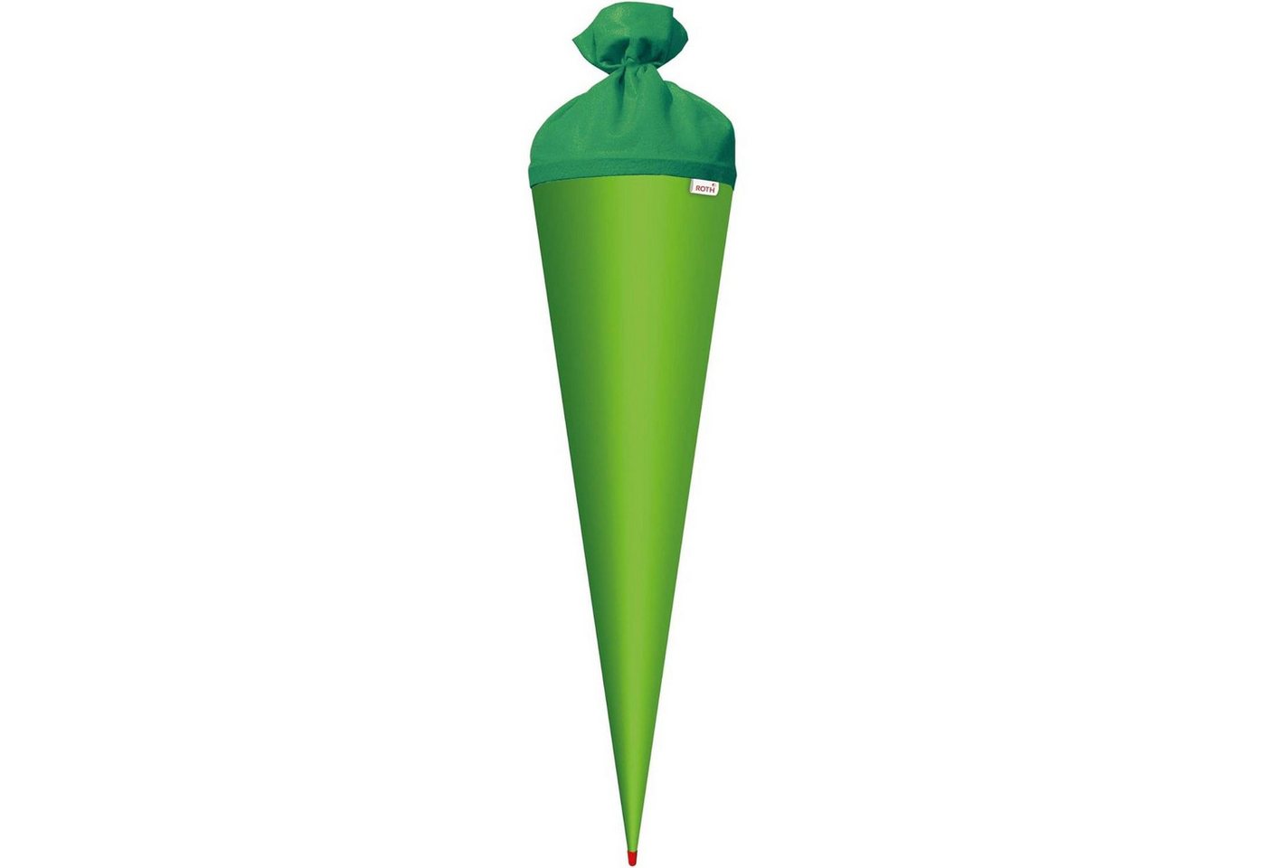Roth Schultüte Roth Basteltüte, grün, 70 cm, rund, Rot(h)-Spitze, Filzverschluss Bild 3